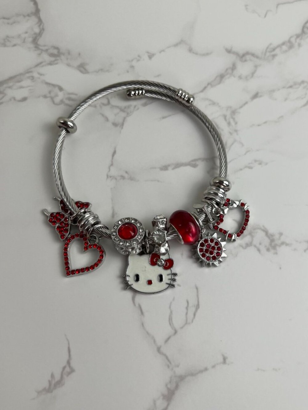 Red Hello Kitty Bracelet cute